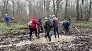 Chamouilley : des ornières recréés en forêt