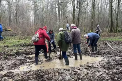 Chamouilley : des ornières recréés en forêt