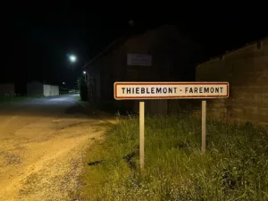 Panneau d'entrée de la commune de Thiéblemont-Farémont