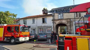 Feu dans une maison du centre ville de Saint-Dizier