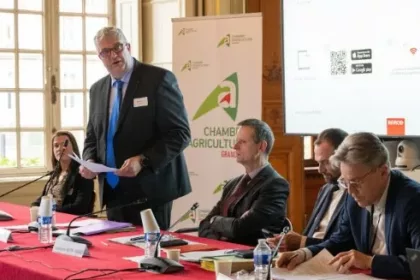 Jérôme Mathieu est le nouveau président de la Chambre d’agriculture.