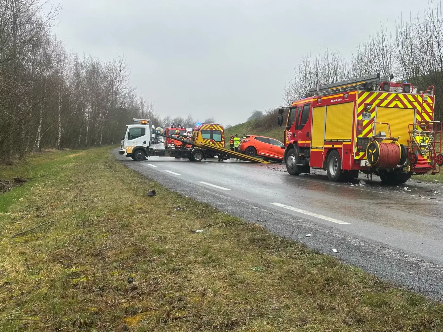 Accident sur la RD520 à Bayard sur Marne