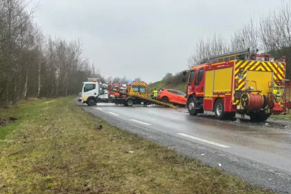 Accident sur la RD520 à Bayard sur Marne
