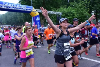 Départ du marathon du Lac du Der