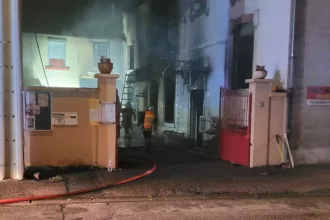 Incendie dans une boutique de Wassy