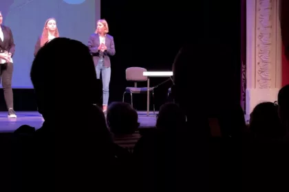 La maire et les organisateurs du festival Renaissance