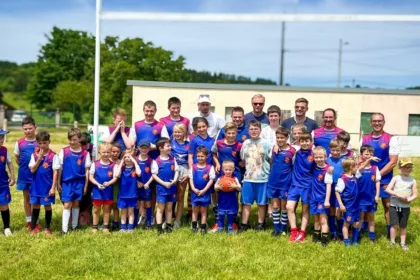 Joueurs du club de rugby de Commercy
