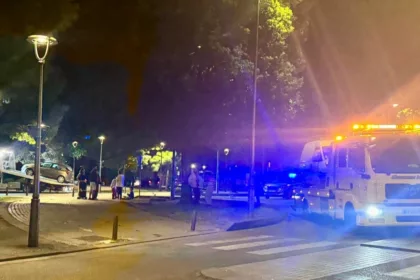 Accident à Saint-Dizier, de nuit.