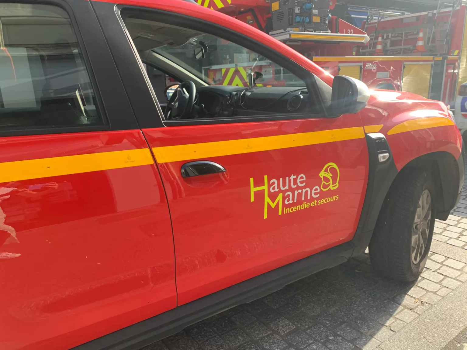 Voiture de pompiers de la Haute-Marne