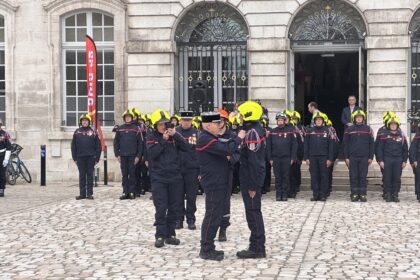Remise de l'insigne de chef de centre de Chaumont