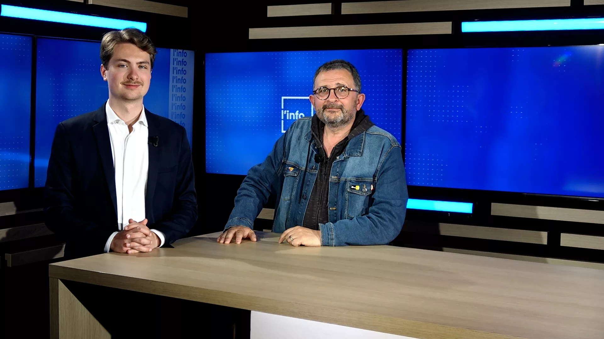 Invité sur le plateau de Puissance Télévision