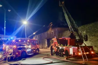 Incendie au Château de Rimaucourt en Haute-Marne