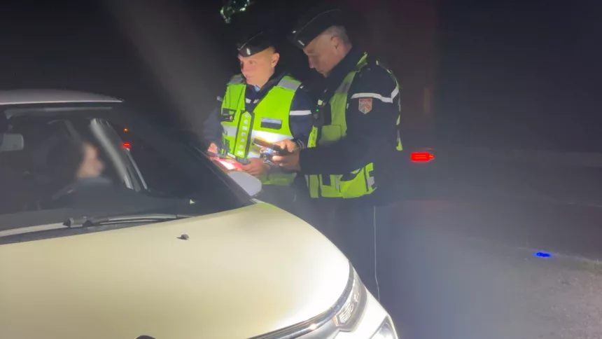 Opération sécurité avec gendarmes de Vitry-le-François