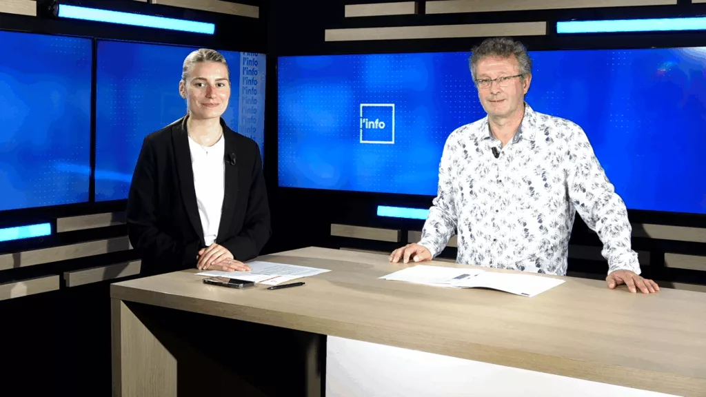 Invité sur le plateau de Puissance Télévision