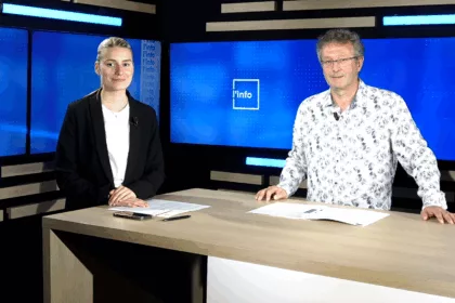Invité sur le plateau de Puissance Télévision