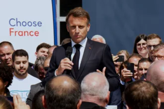 Emmanuel Macron en Meuse