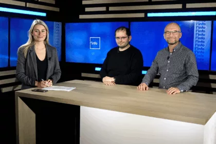 invité sur le plateau de Puissance Télévision
