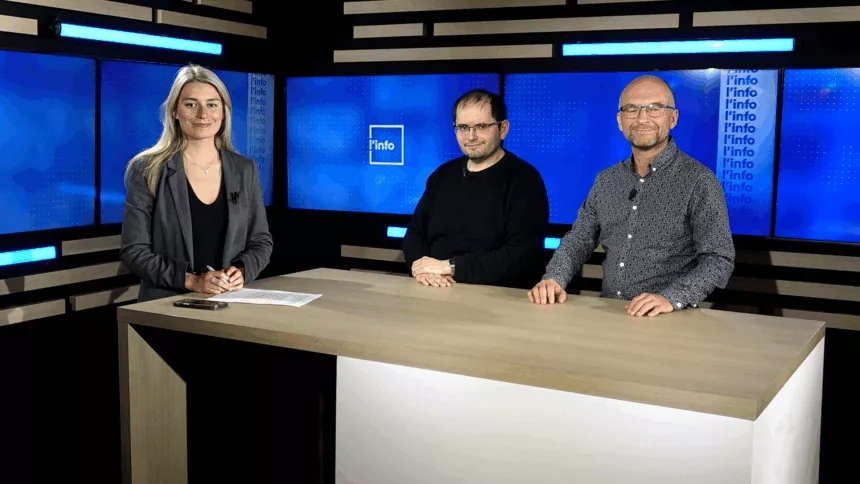 invité sur le plateau de Puissance Télévision