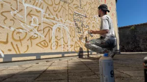Graff sur un mur