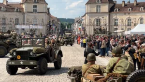 400 Commerciens dans les rues pour commémorer le 8 mai