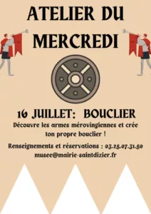 Atelier du mercredi : bouclier !