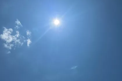 SOLEIL AVEC CILE BLEU