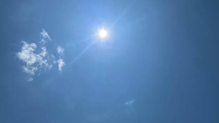 SOLEIL AVEC CILE BLEU