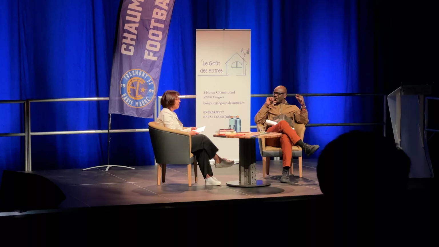 Lilian Thuram était à Chaumont ce mardi