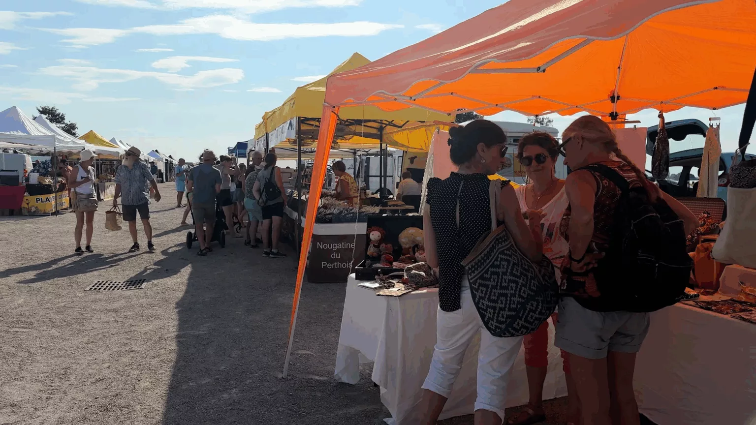 Marché de l'été lac du Der
