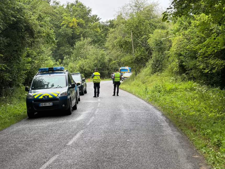 Accident de moto mortel près de Trémont sur Saulx