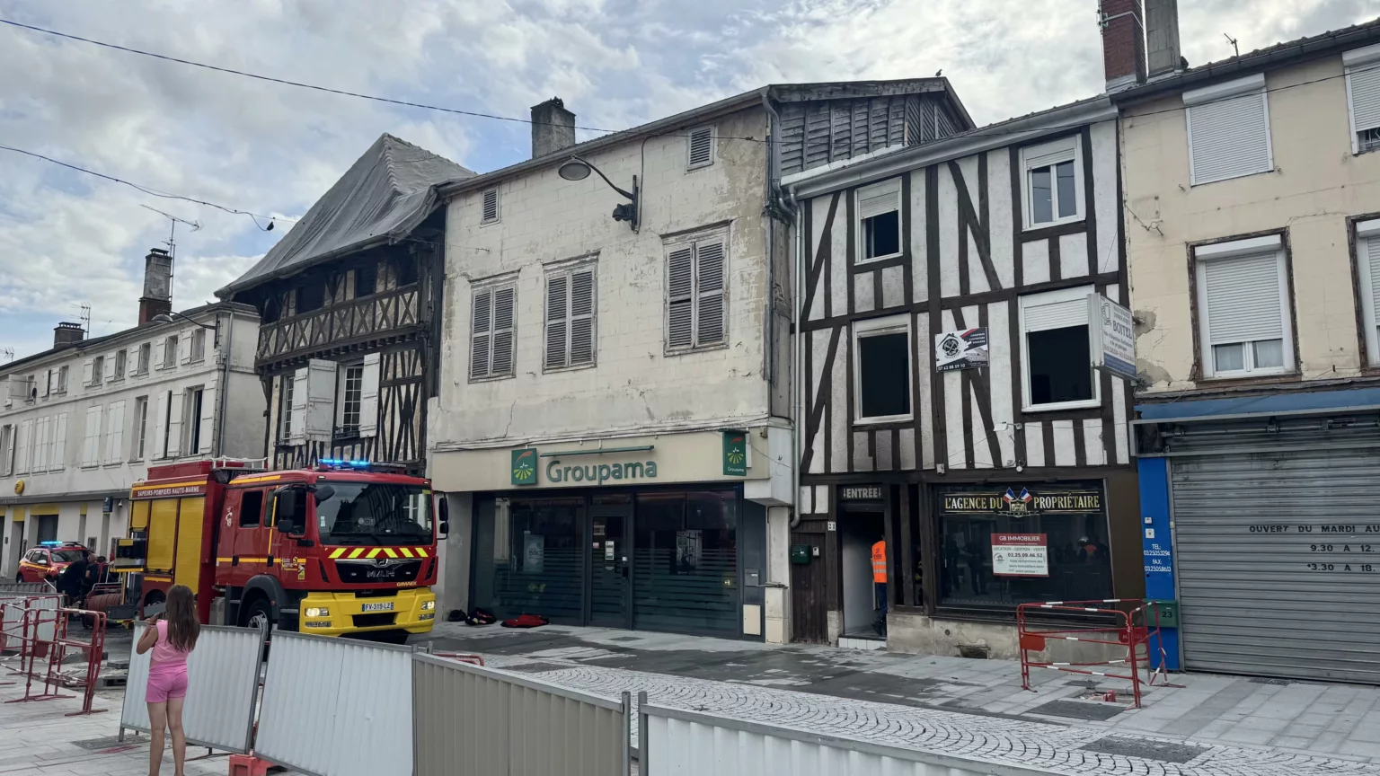 Pompiers en intervention à Saint-Dizier
