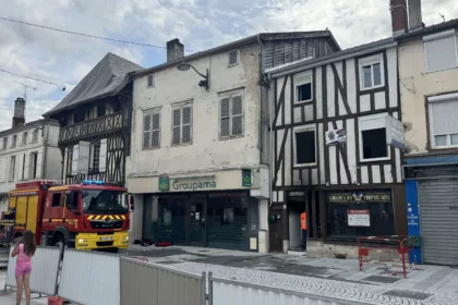 Pompiers en intervention à Saint-Dizier