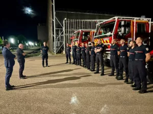 Pompiers de Haute Marne, départ feu de forêts