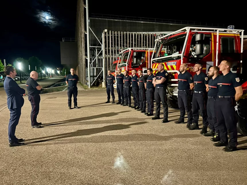 Pompiers de Haute Marne, départ feu de forêts