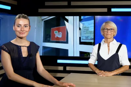 Invité sur le plateau de Puissance Télévision