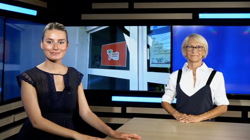 Invité sur le plateau de Puissance Télévision
