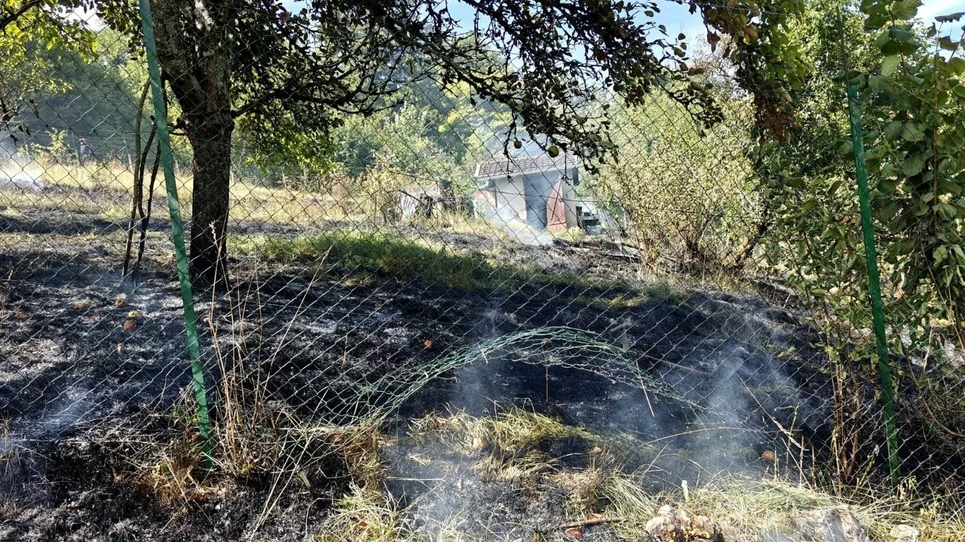 Incendie dans un jardin à Bar-le-Duc