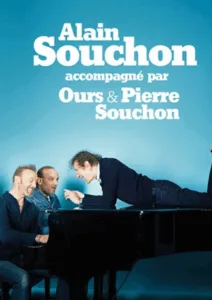 Alain Souchon accompagné par Ours et Pierre Souchon