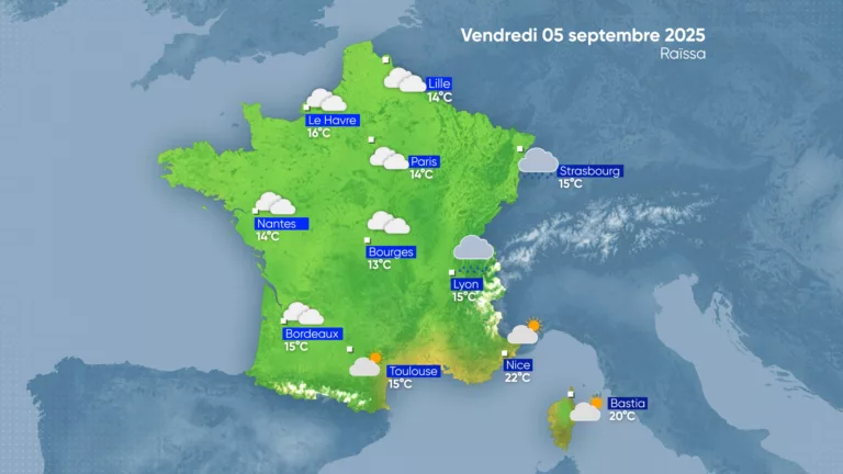 La Météo | Lundi 08 septembre 2025