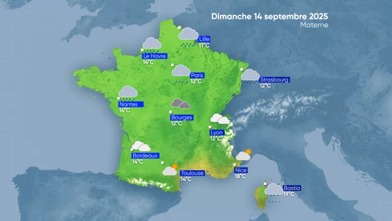 La Météo | Dimanche 14 septembre 2025