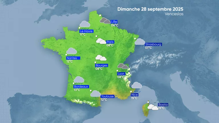 La Météo | Dimanche 28 septembre 2025