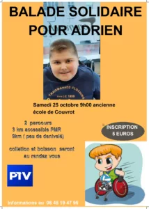 Balade solidaire pour Adrien