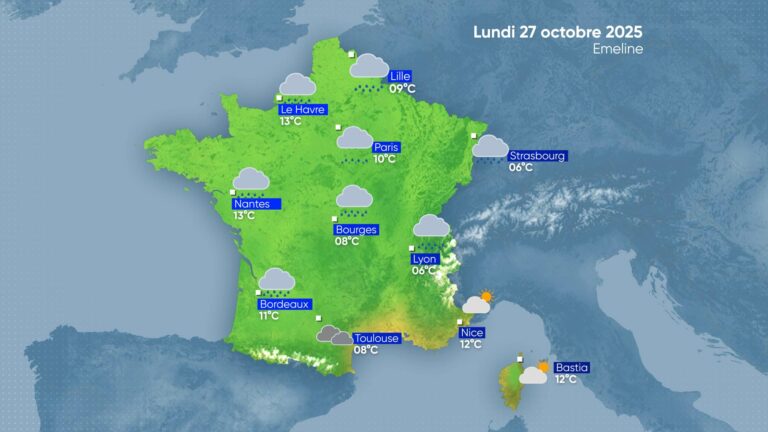 La Météo | Lundi 27 octobre 2025