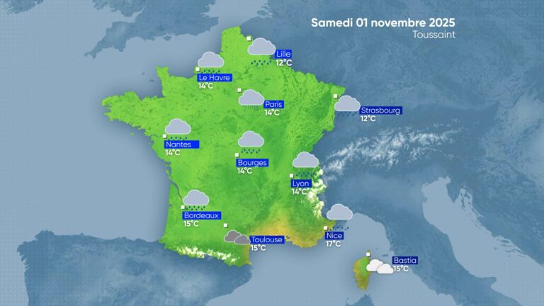 La Météo | Samedi 1er novembre 2025