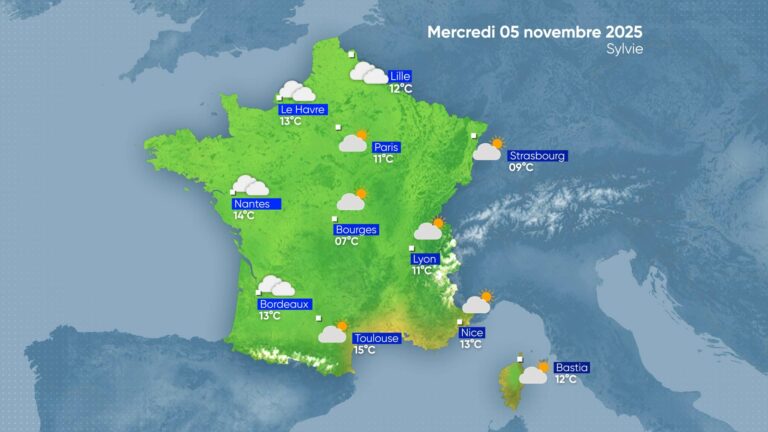 La Météo | Mercredi 05 novembre 2025