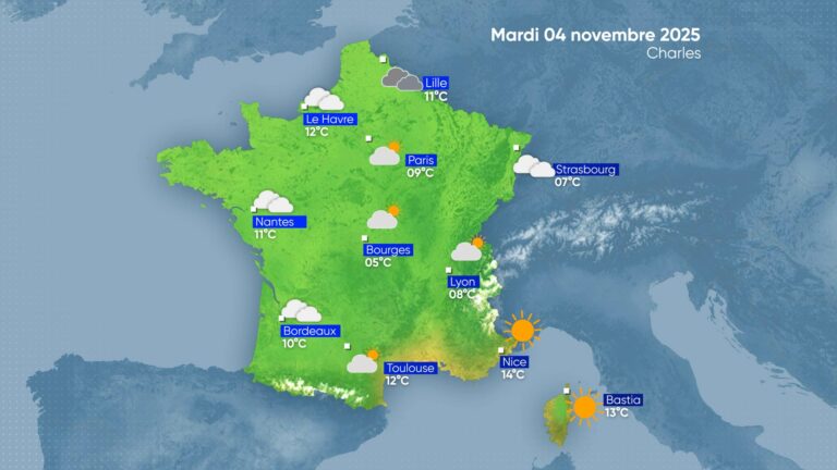 La Météo | Mardi 04 novembre 2025