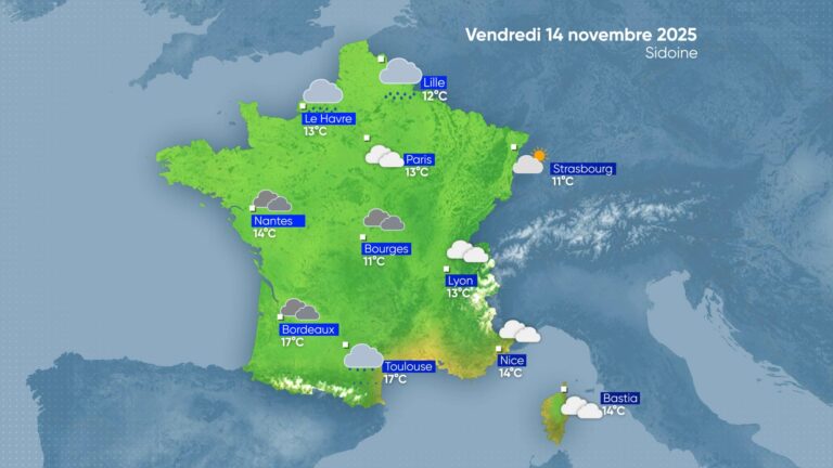 La Météo | Vendredi 14 novembre 2025