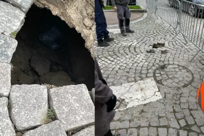 À Vitry-le-François, l’effondrement de quelques pavés serait dû à la présence d’une ancienne cave souterraine