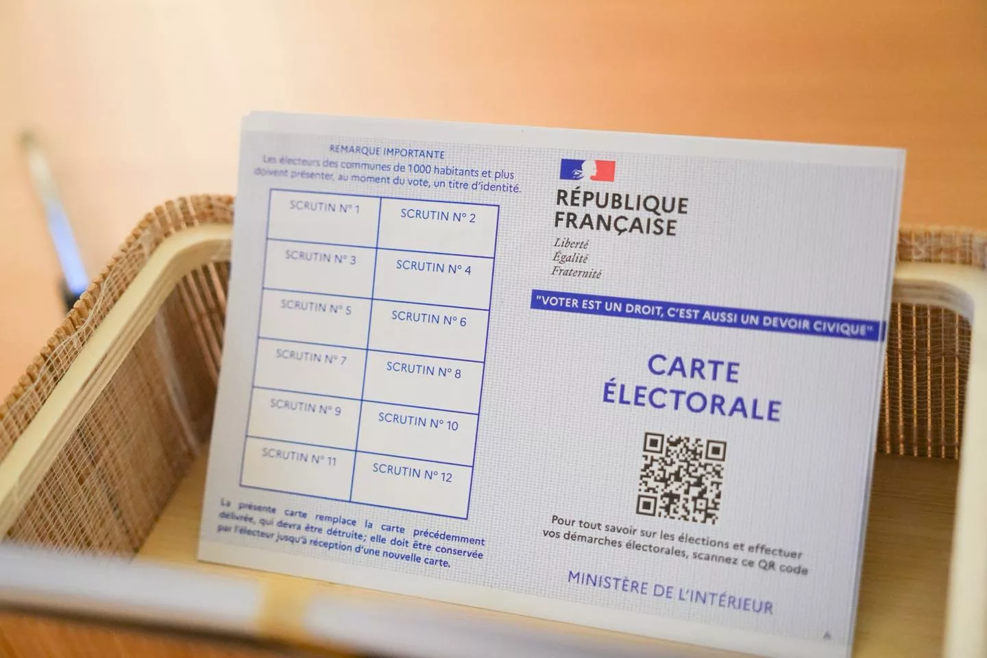 Carte électorale
