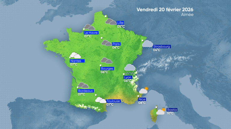 La Météo | Vendredi 20 février 2026